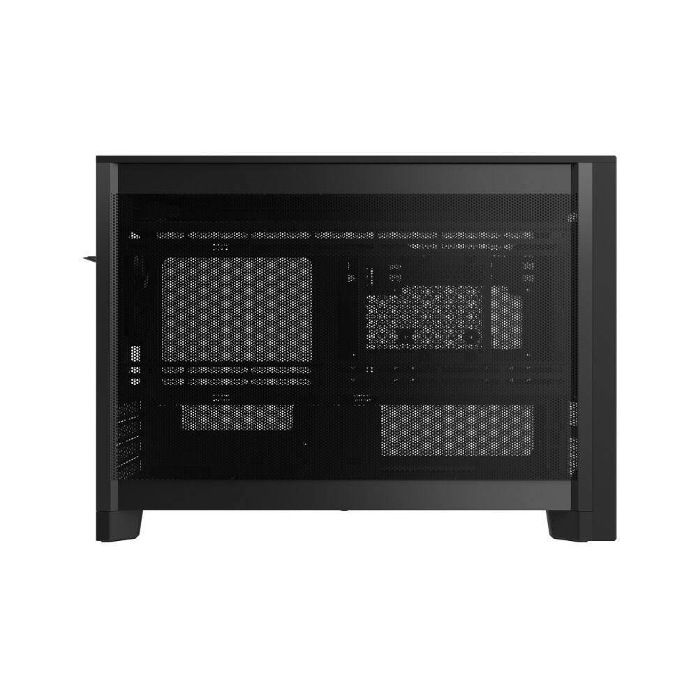 Alt View 9. Montech - TEN 22.7L Micro ATX PC Case, High Airflow Modular Mesh Chassis for Air, Liquid, or SFF Builds, 360mm Radiator Support - Black.