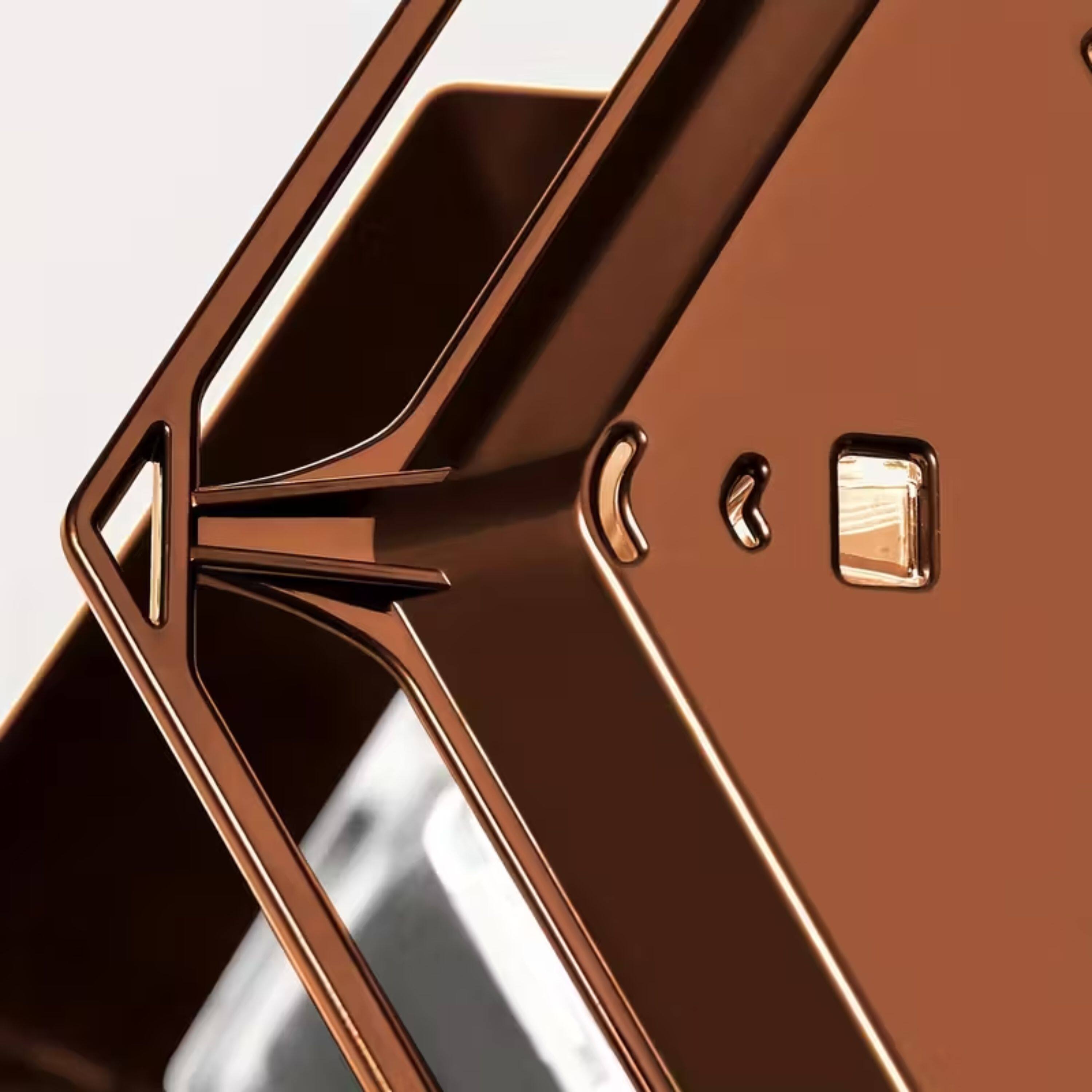 Left. Kitcheniva - Heavy-Duty Hanging Bird Feeder with Brown Roof - Brown.