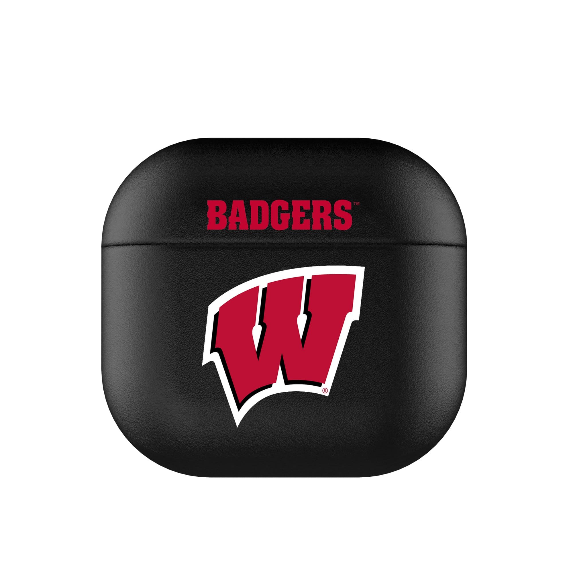 Keyscaper - Wisconsin Badgers Wisconsin Badgers Insignia AirPods 4th Generation Case Cover - No Size - Black