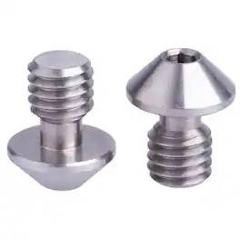 ProMediaGear - A23 3/8"-16 Screw w/5/32" Head for Mounting Long Lens,Set of 2