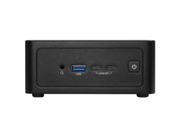 ASRock - 4X4 BOX-AI340 Barebone, AMD Ryzen AI 5 340, DDR5 5600, Quad-Display, USB4, Fanned, No RAM/Storage