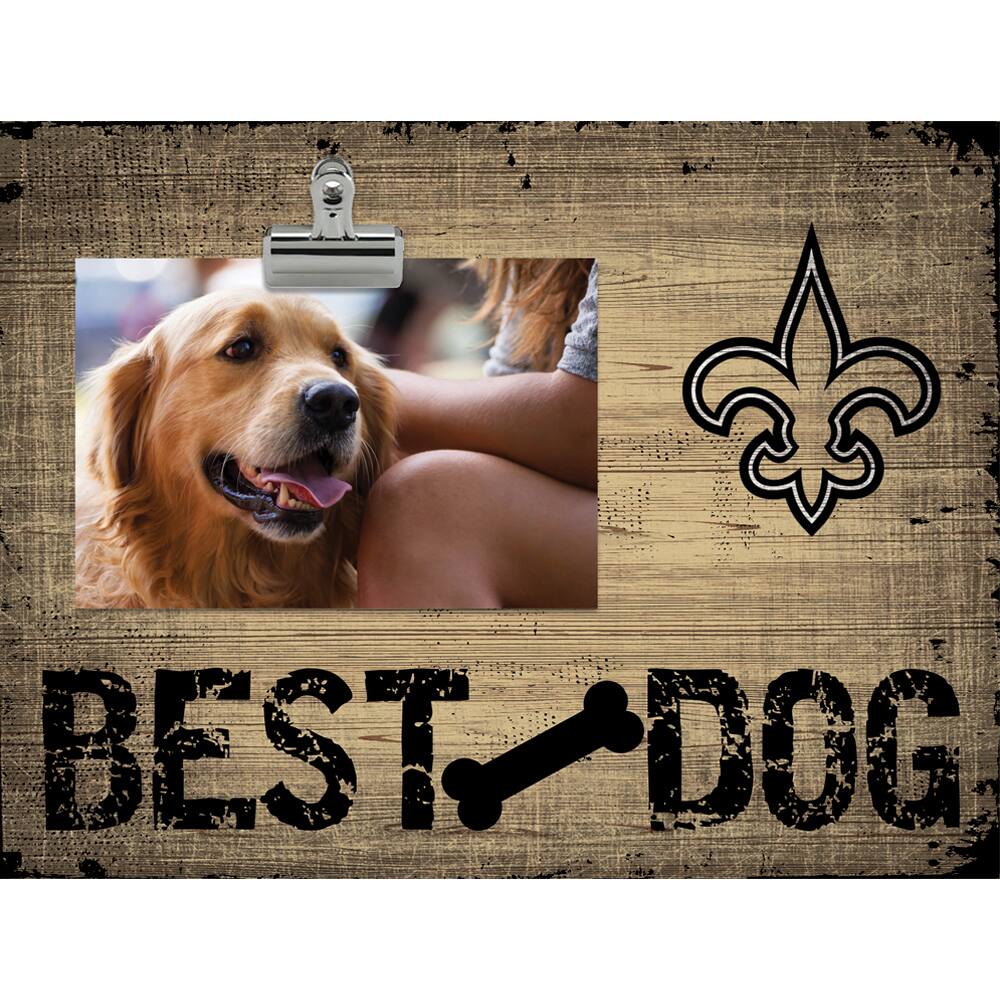New Orleans Saints 10.5" x 8" Best Dog Clip Photo Frame