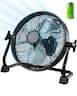 VEVOR - 10 inch Rechargeable Battery Operated Camping Floor, High Velocity Portable Outdoor Fan, Metal, Copper Brushless Motor - Black
