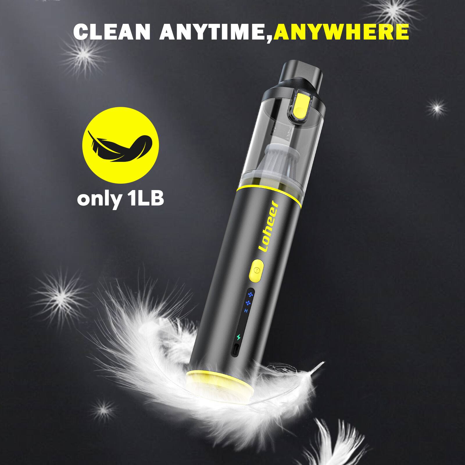 CLEAN ANYTIME, ANYWHERE

only 1LB

Loheer