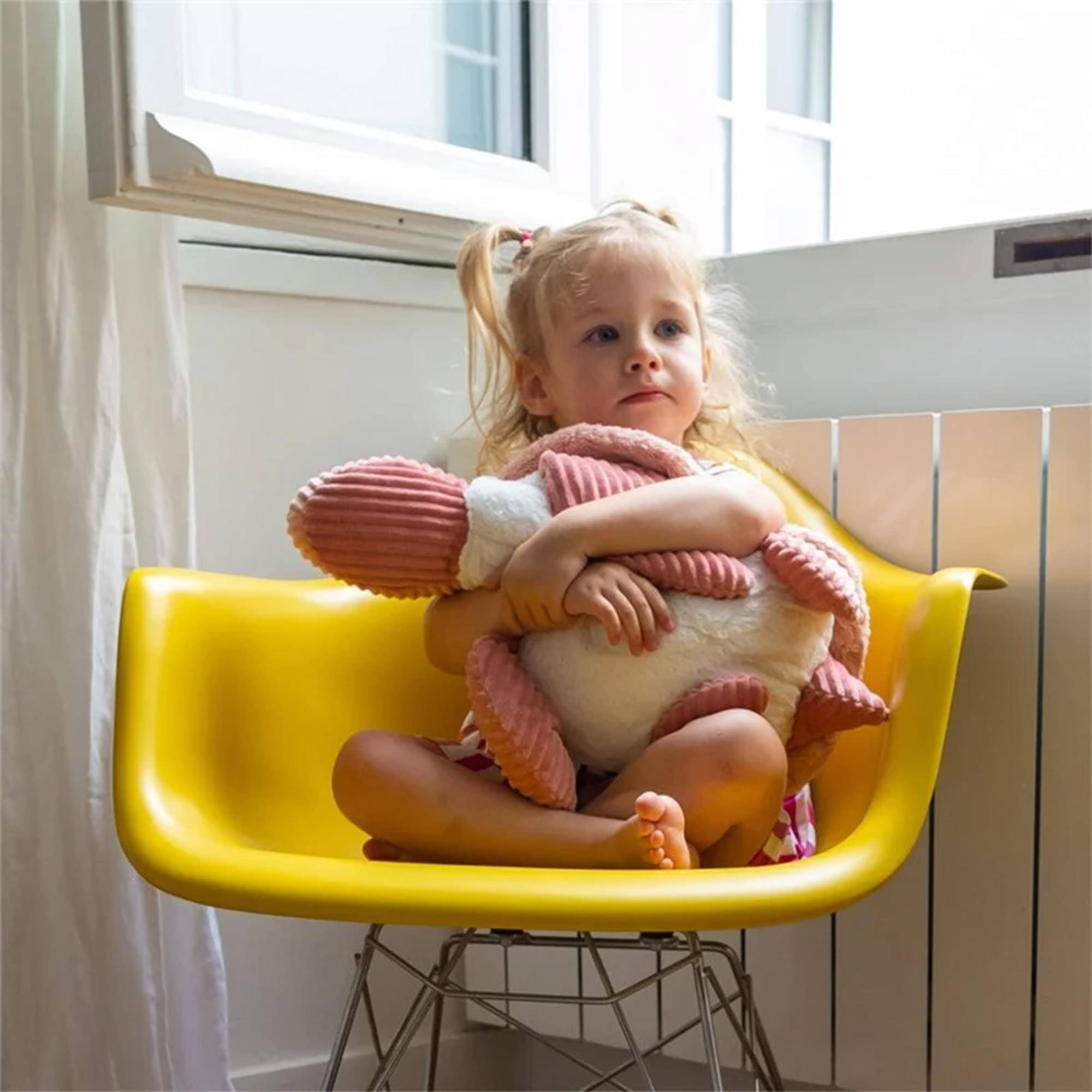 Alt View 5. TriAction Toys - Les Deglingos Large Plush Animal | Pink Turtle - Pink.