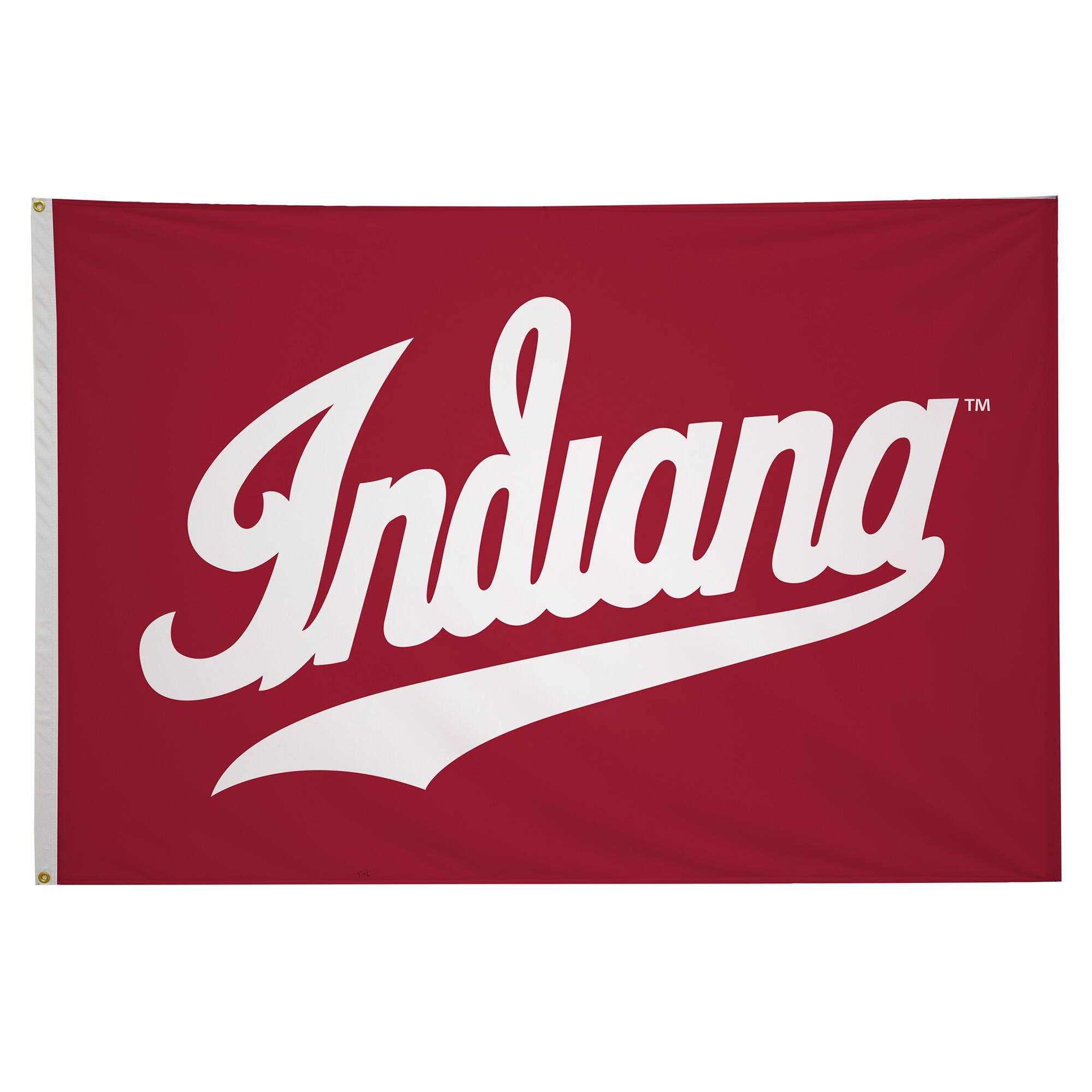 Front. Victory Corps - Indiana Hoosiers 5' x 8' Wordmark Flag - Multicolor.