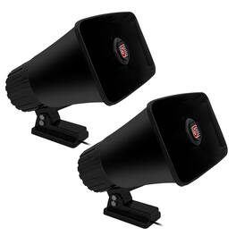 5 CORE - PA Horn 250W Loud Speaker 8 Inch Bull Horn Loud Audio 8Ohm All Weather Indoor Outdoor Use - Black
