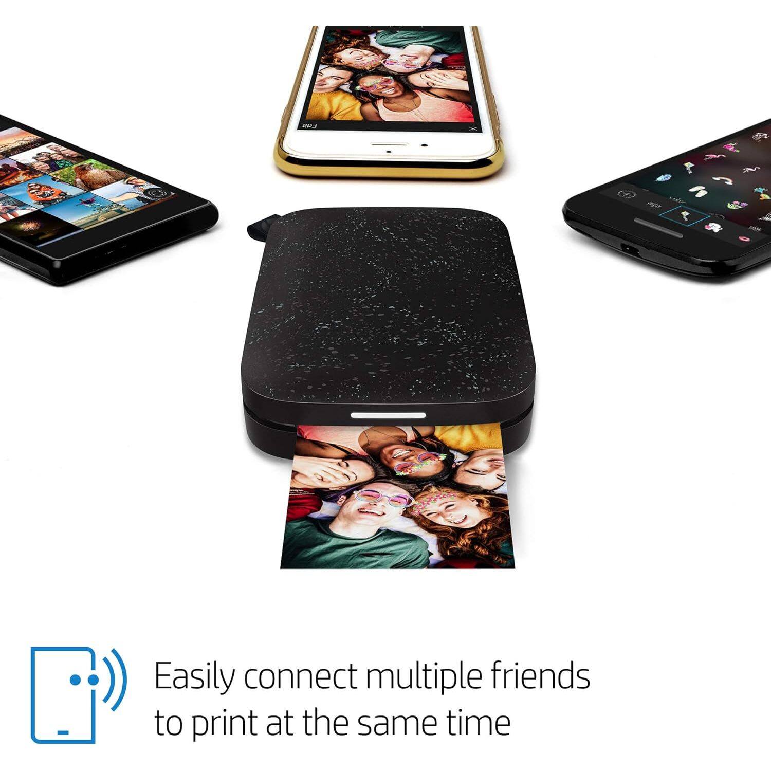 Easily connect multiple friends to print at the same time