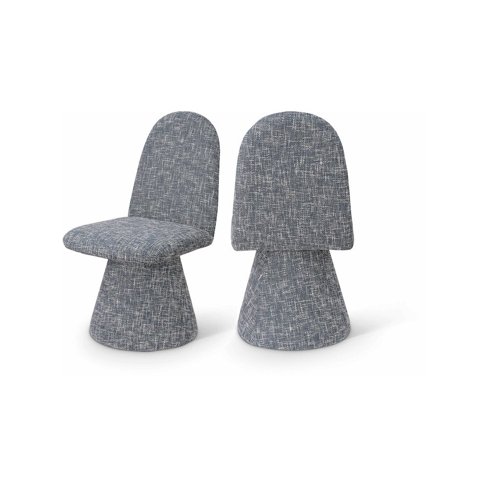 Meridian Furniture - Renuar Dining Chair, Set of 2 - Blue