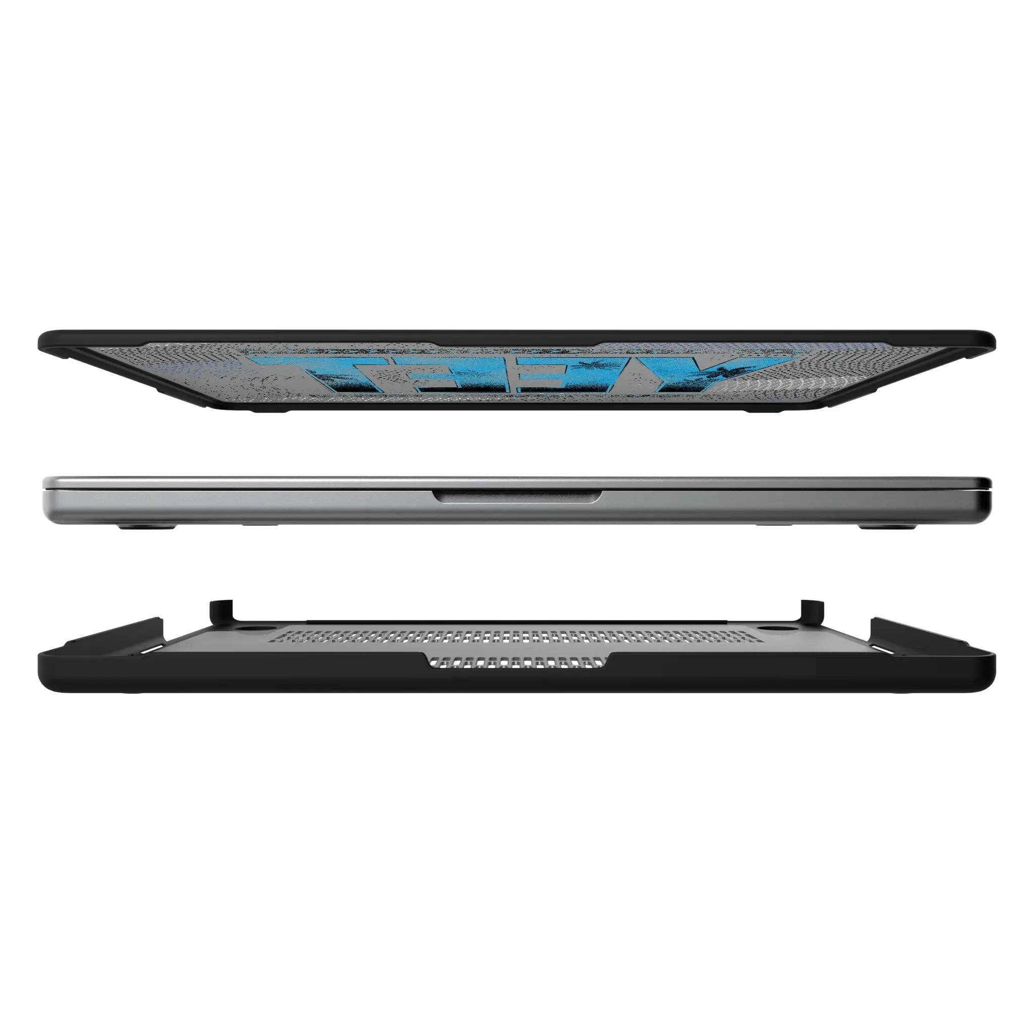 Alt View 1. Keyscaper - WWE Steel Laptop Case - Apple MacBook Air 13-inch (M2, 2022)/(M3, 2024) - Jey Uso.
