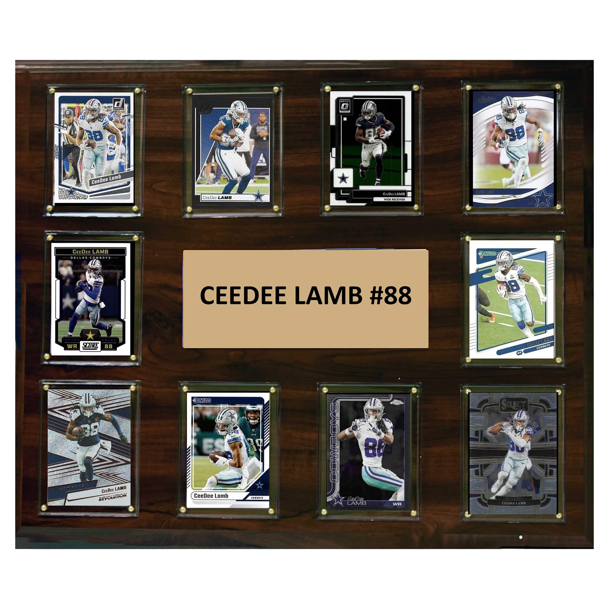 "C&I Collectibles - CeeDee Lamb Dallas Cowboys 15"" x 18"" Trading Card Plaque - Multicolor" price history on PriceWatchPro
