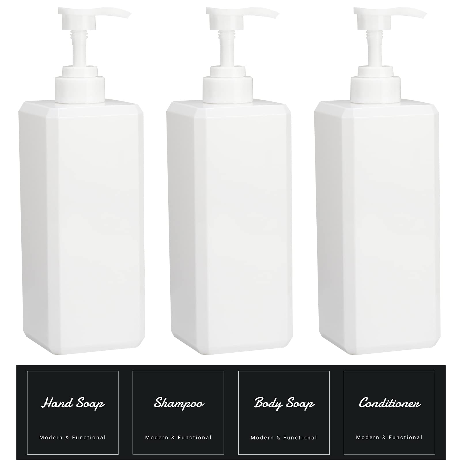 White With Label-800ml/3pc
