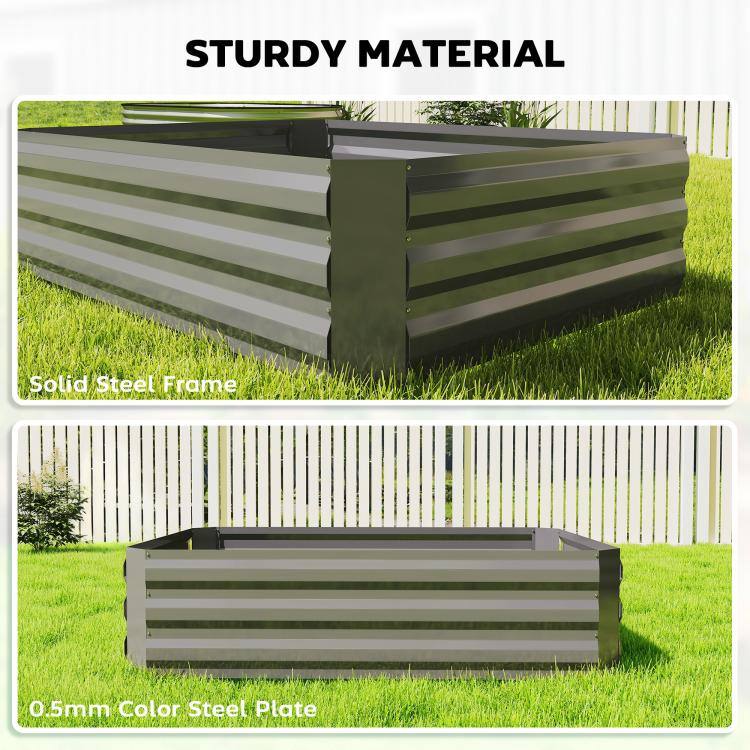 STURDY MATERIAL

Solid Steel Frame

0.5mm Color Steel Plate