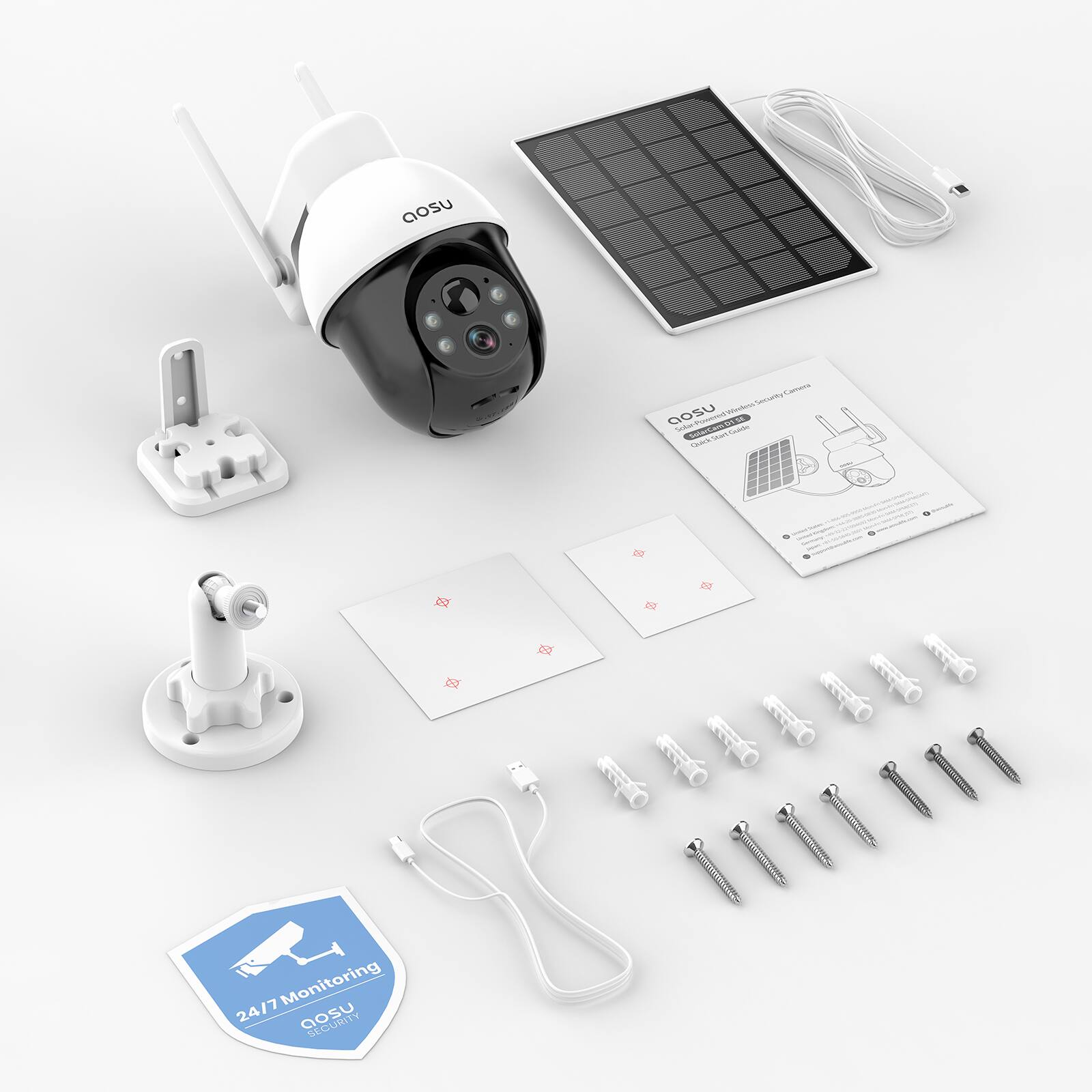 Gosu / wwns/anag Security Camera - C add 10 CAmBaN - C i - 1 Bl e  E Monitoring 24/7 COSU F