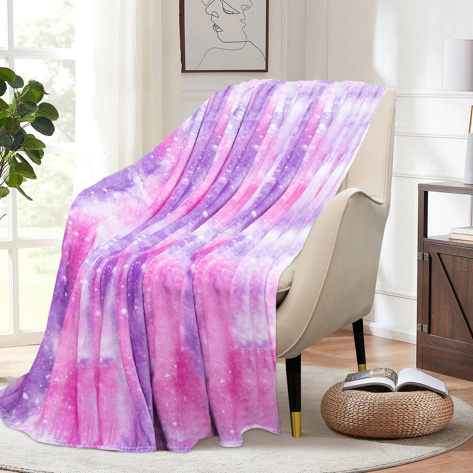 Purple Galaxy Fleece (50x60 IN)