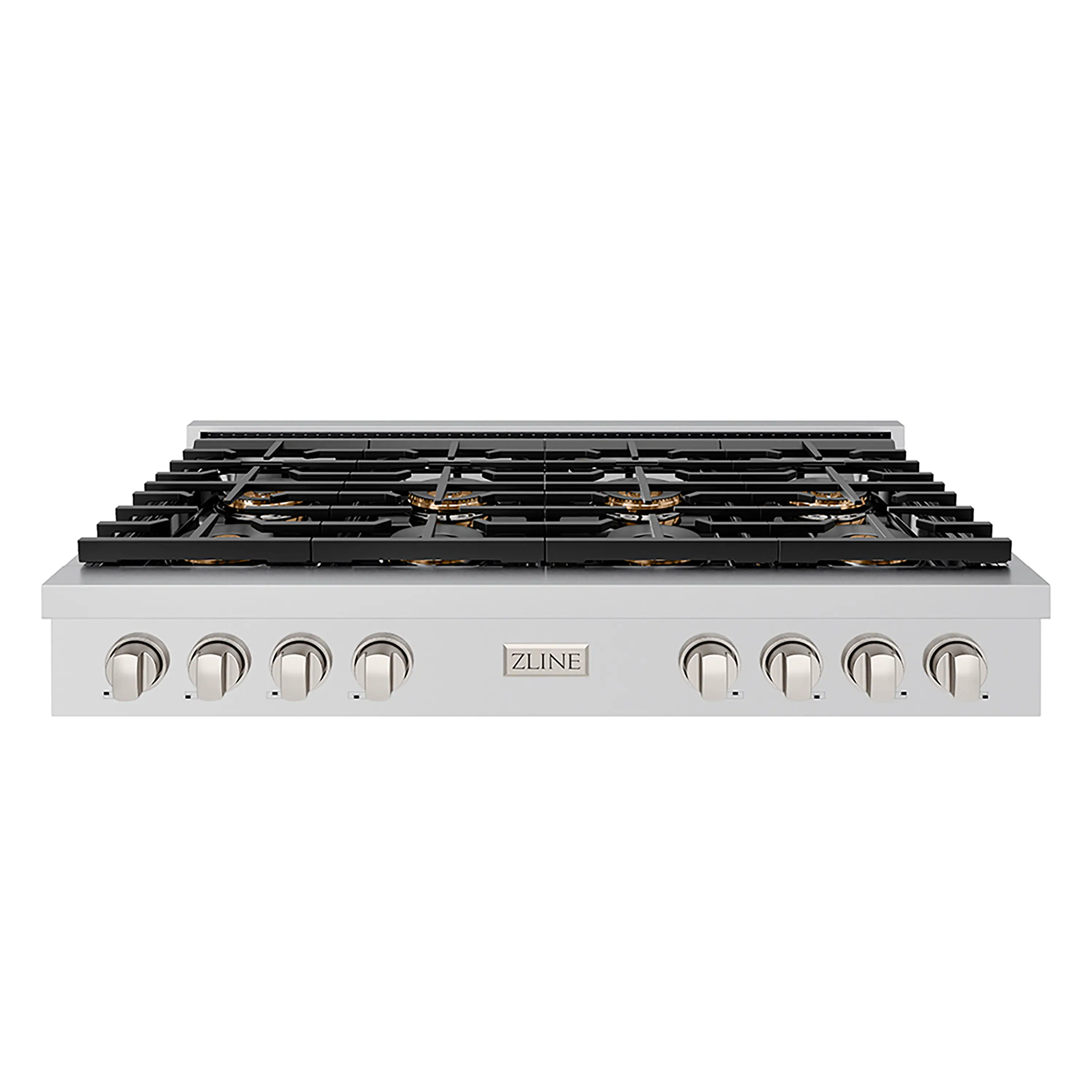 ZLINE - 48 in. Paramount Gas Rangetop with 8 Burner DuoPro Cooktop (PSRT48) - Stainless Steel