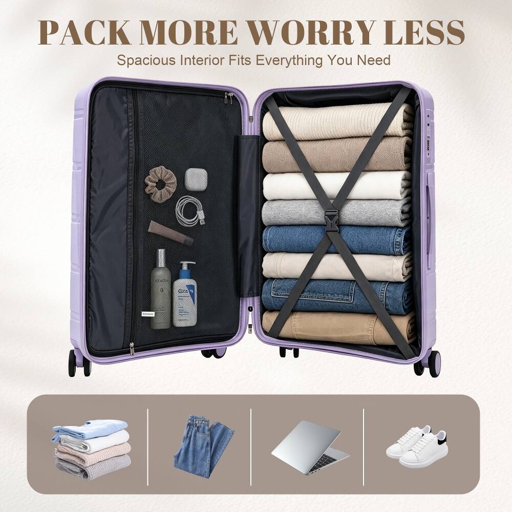 PACK MORE WORRY LESS  
Spacious Interior Fits Everything You Need