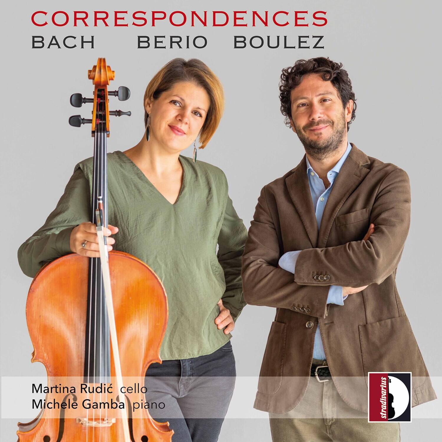 CORRESPONDENCES  
BACH BERIO BOULEZ  

Martina Rudic cello  
Michele Gamba piano  

stradivarius