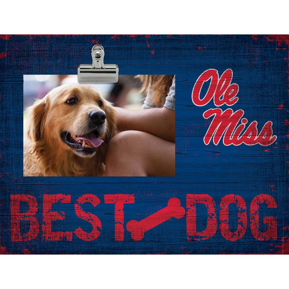 Ole Miss Rebels 10.5" x 8" Best Dog Clip Photo Frame