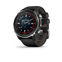 Garmin - Descent Mk3i GPS Dive Smartwatch – 51 mm Fiber-reinforced polymer - Silver and Black PVD Titanium with Black/Gray Band - (2026)