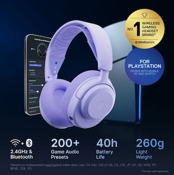SteelSeries Arctis Nova 3P Wireless Over the Ear Gaming Headset SteelSeries Arctis Nova 3P Wireless Over the Ear Gaming Headset