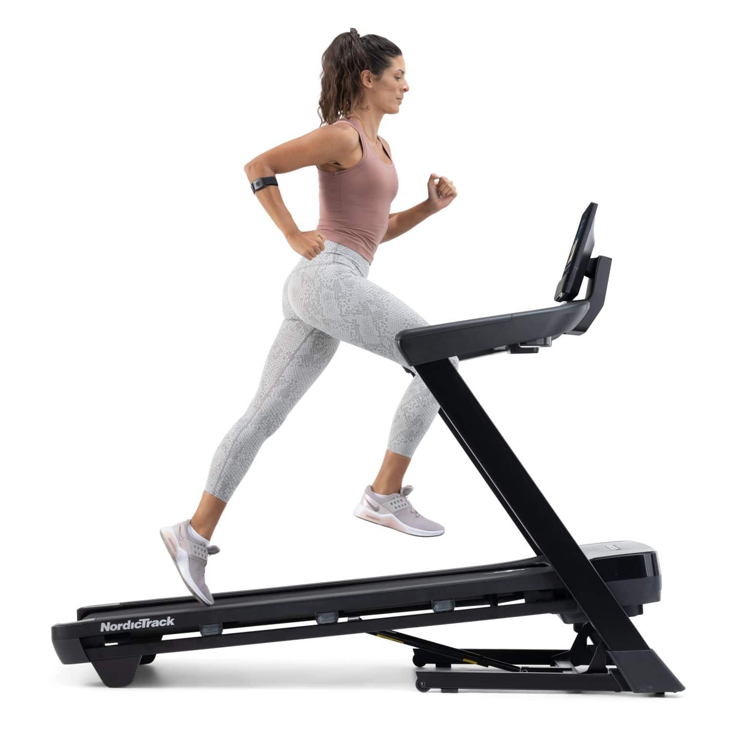 Alt View 20. NordicTrack - NordicTrack T Series 10 Treadmill with 10" Tilting Touchscreen and Compact Design - Black.