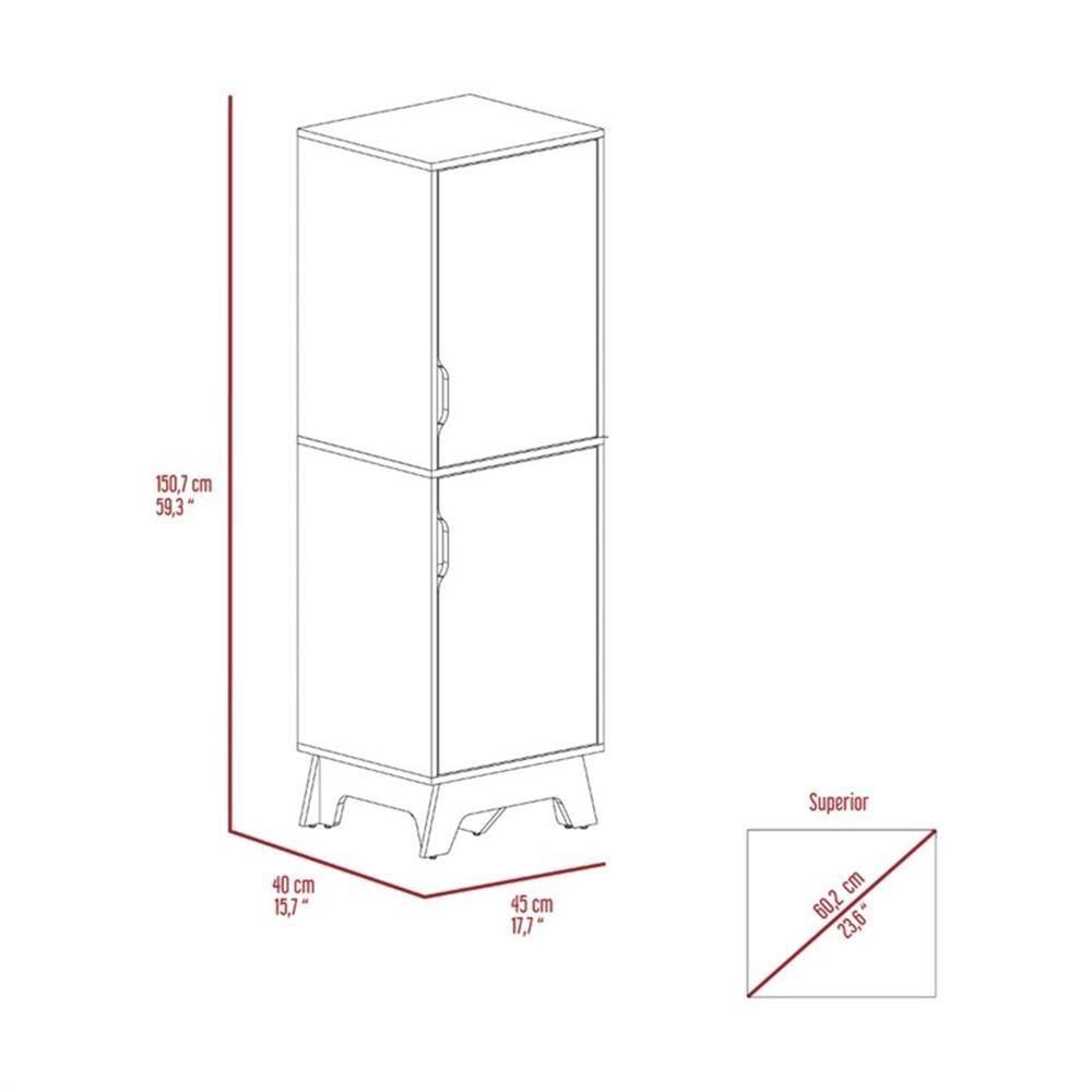 150.7 cm 59.3%  
Superior  
40 cm 15.7  
45 cm 17.7  
60.2 cm 23.6"