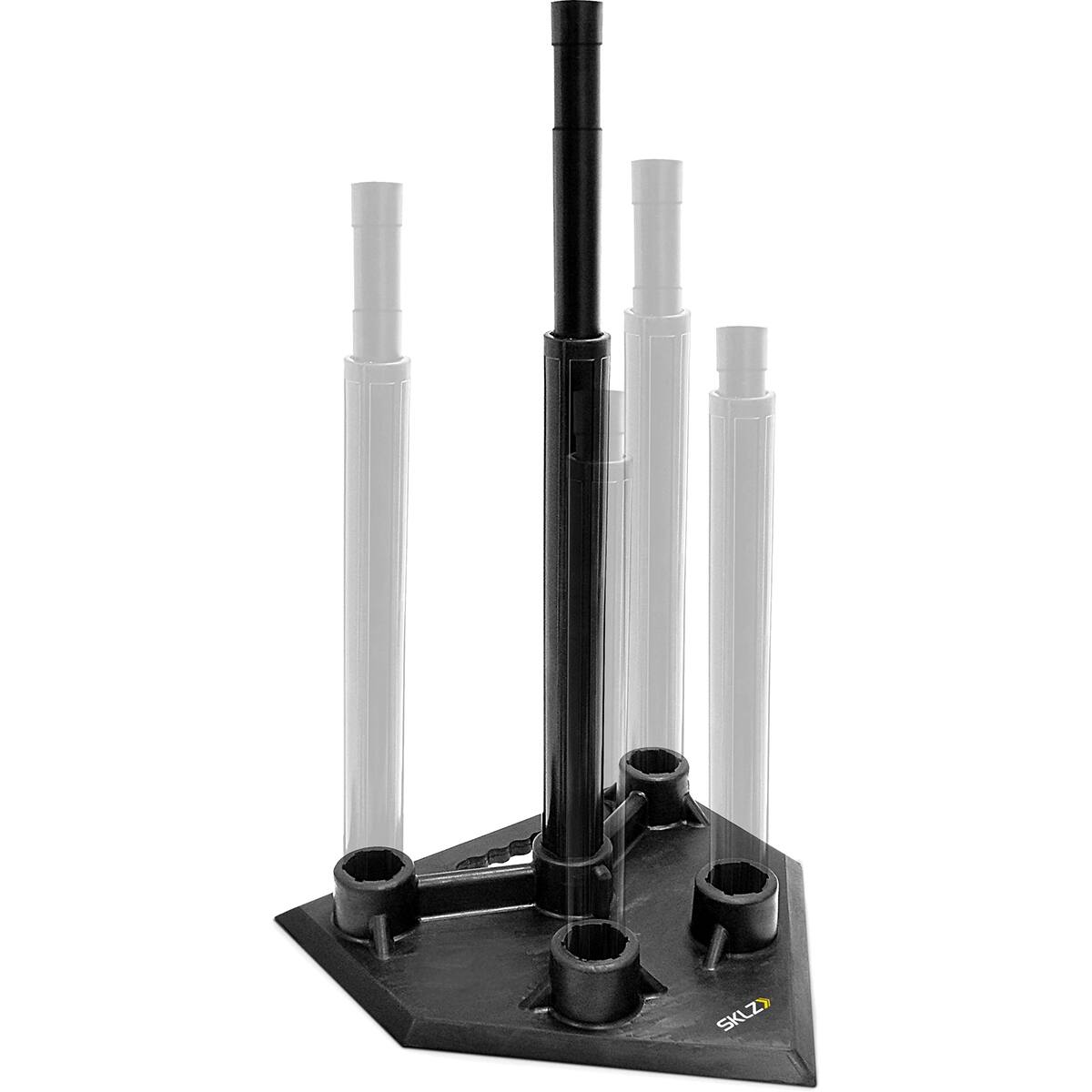 Alt View 1. SKLZ - SKLZ 5-Position Batting Training Tee - Black - Black.