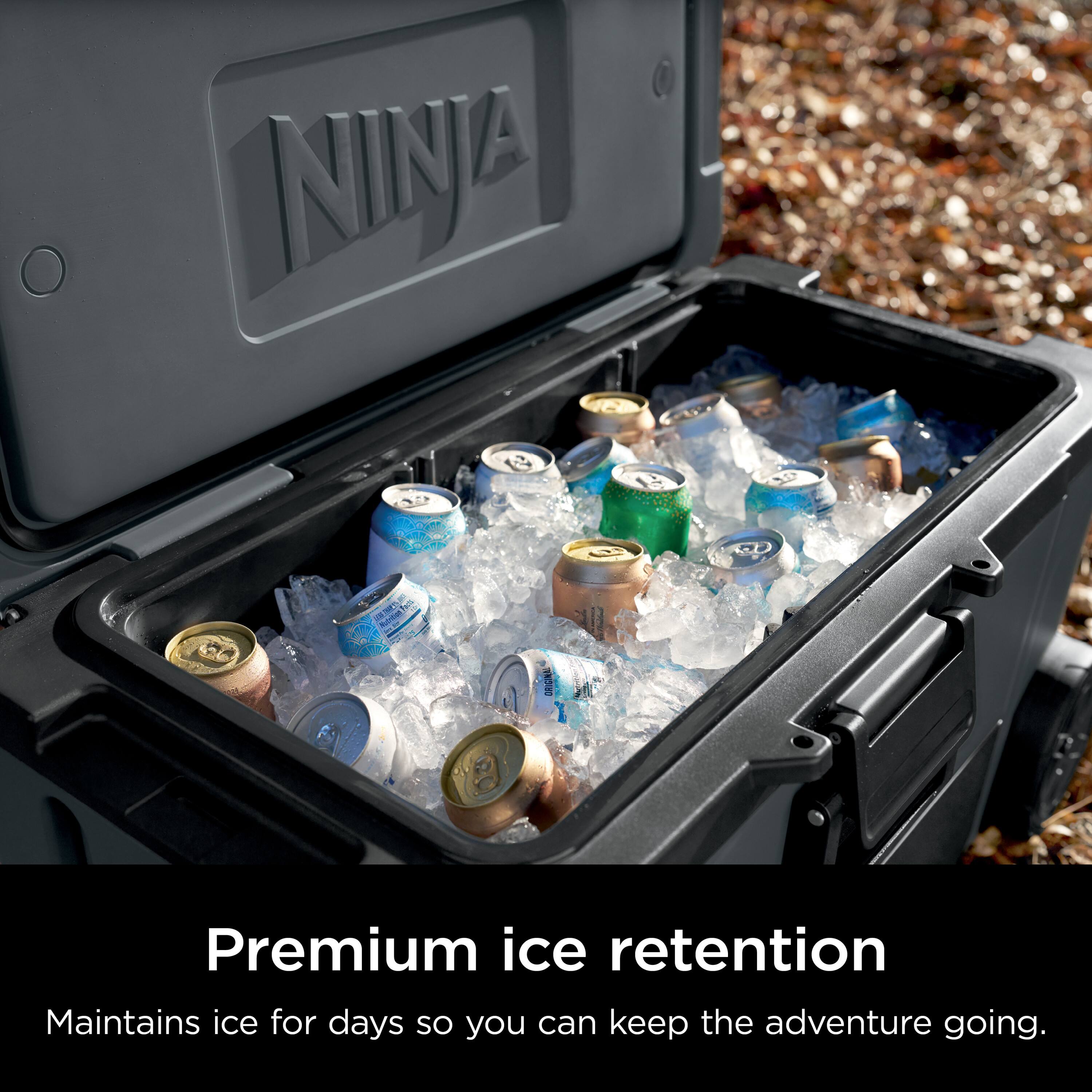 Premium ice retention  
Maintains ice for days so you can keep the adventure going.