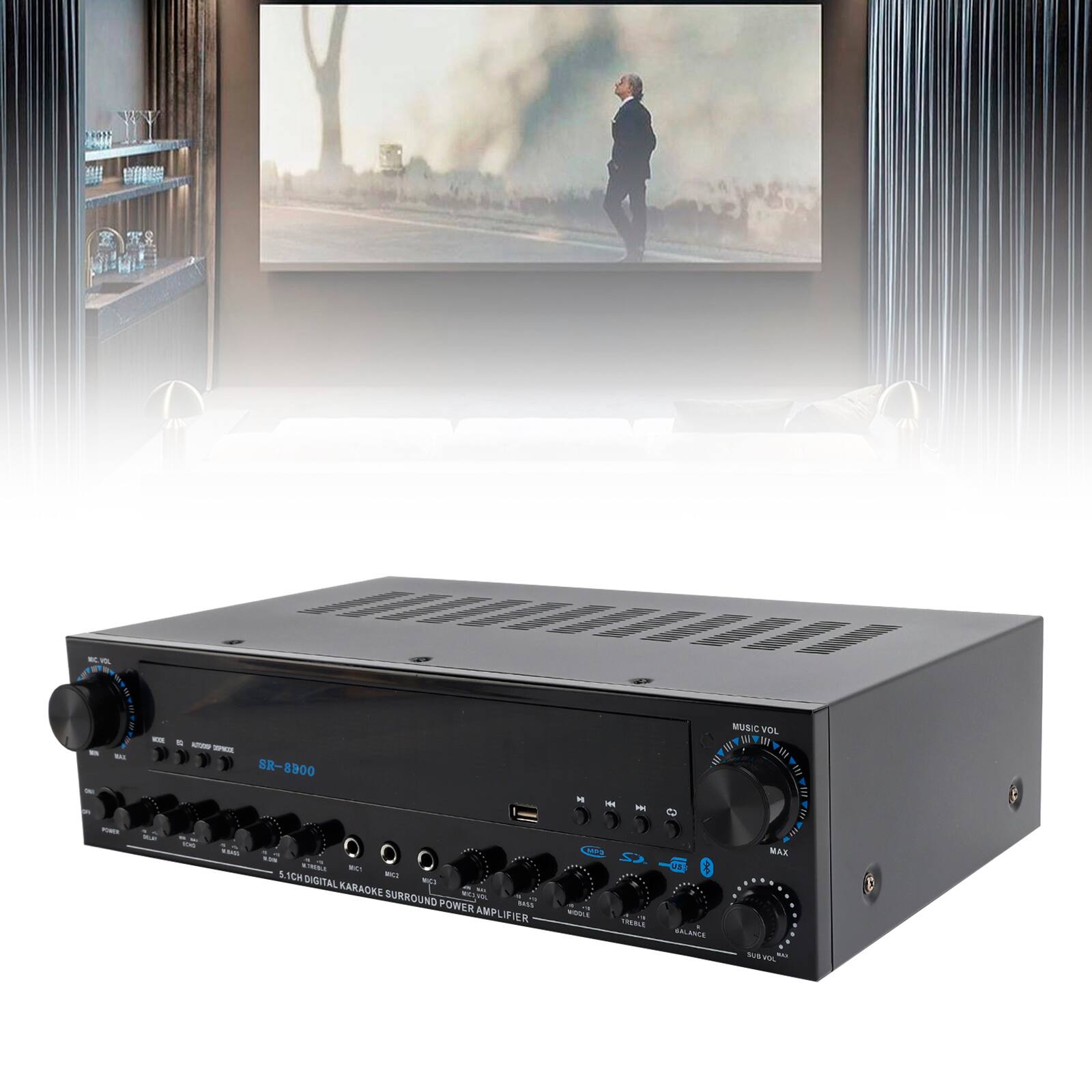 SR-8800  
5.1CH DIGITAL KARAOKE SURROUND POWER AMPLIFIER