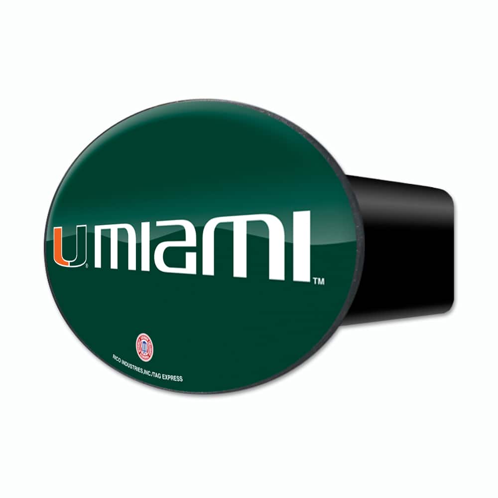 Rico Industries - Miami Hurricanes 3-In-1 Hitch Cover Auto Emblem - Multi