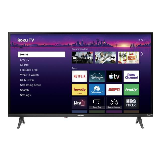 Pioneer - 32" Class LED HD (720p) Smart Roku TV
