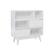 Front. Linon Home Décor - Rosita Three-Shelf Bookcase - White.
