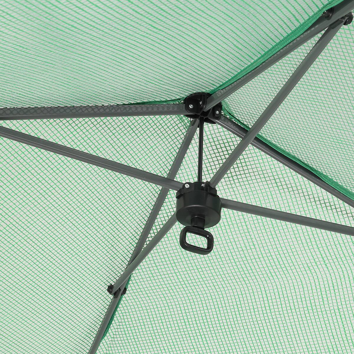 Back. Ainfox - Ainfox 8x8ft Instant Pop-up Greenhouse, Indoor Outdoor Plant Gardening Green House - green.