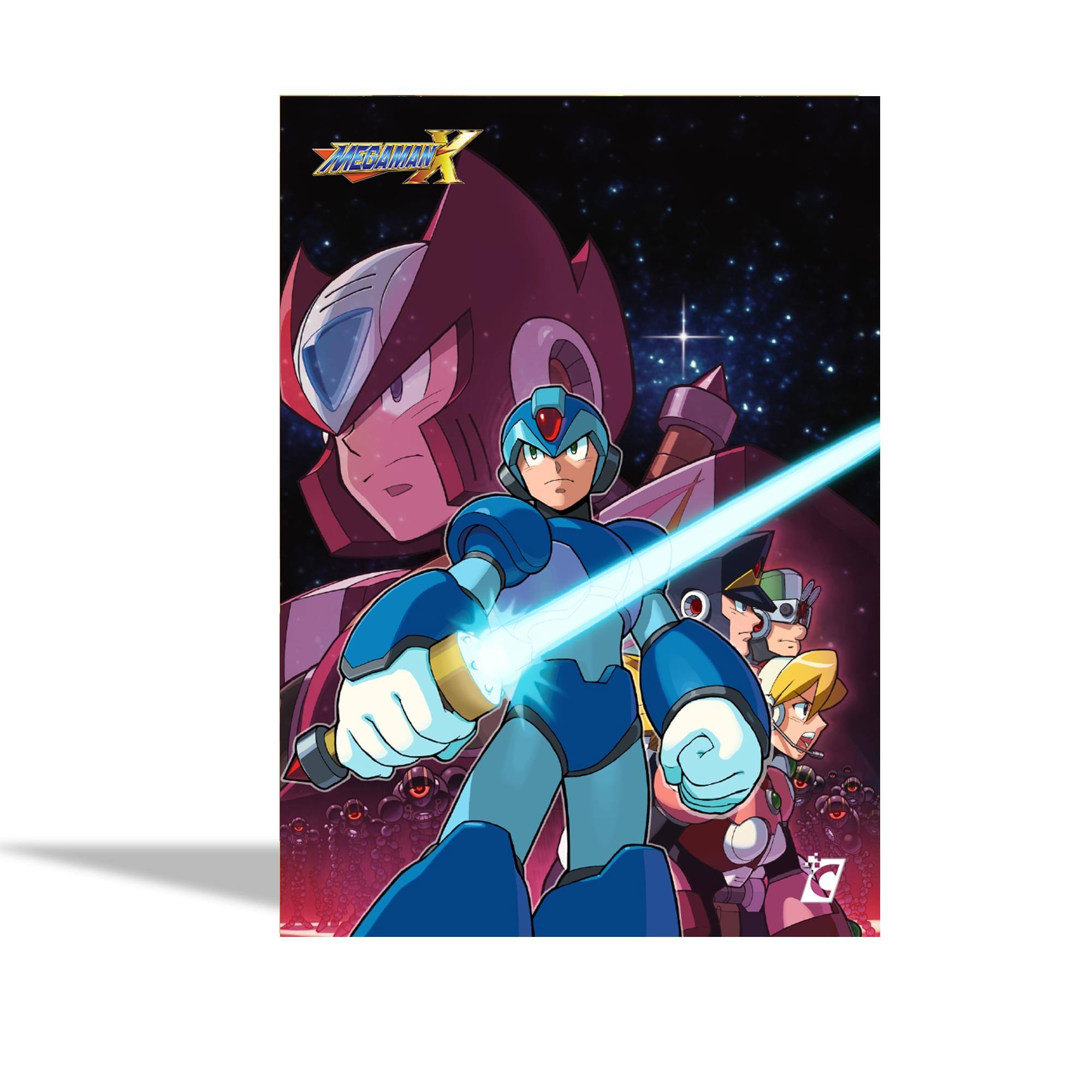 Alt View 2. Cardsmiths - Mega Man X Trading Cards Series One | 2-Pack Collector Box - Blue.