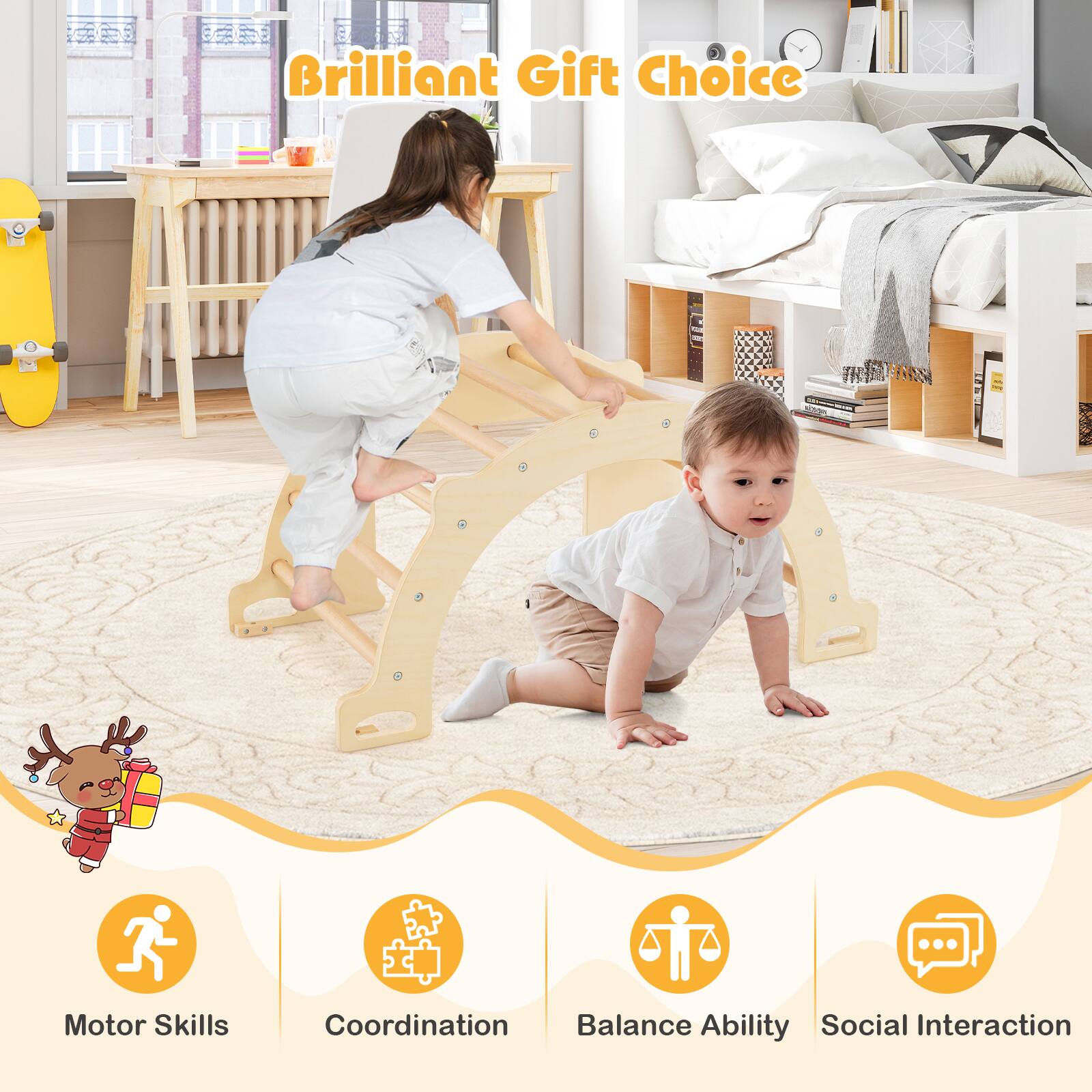 Brilliant Gift Choice

- Motor Skills
- Coordination
- Balance Ability
- Social Interaction