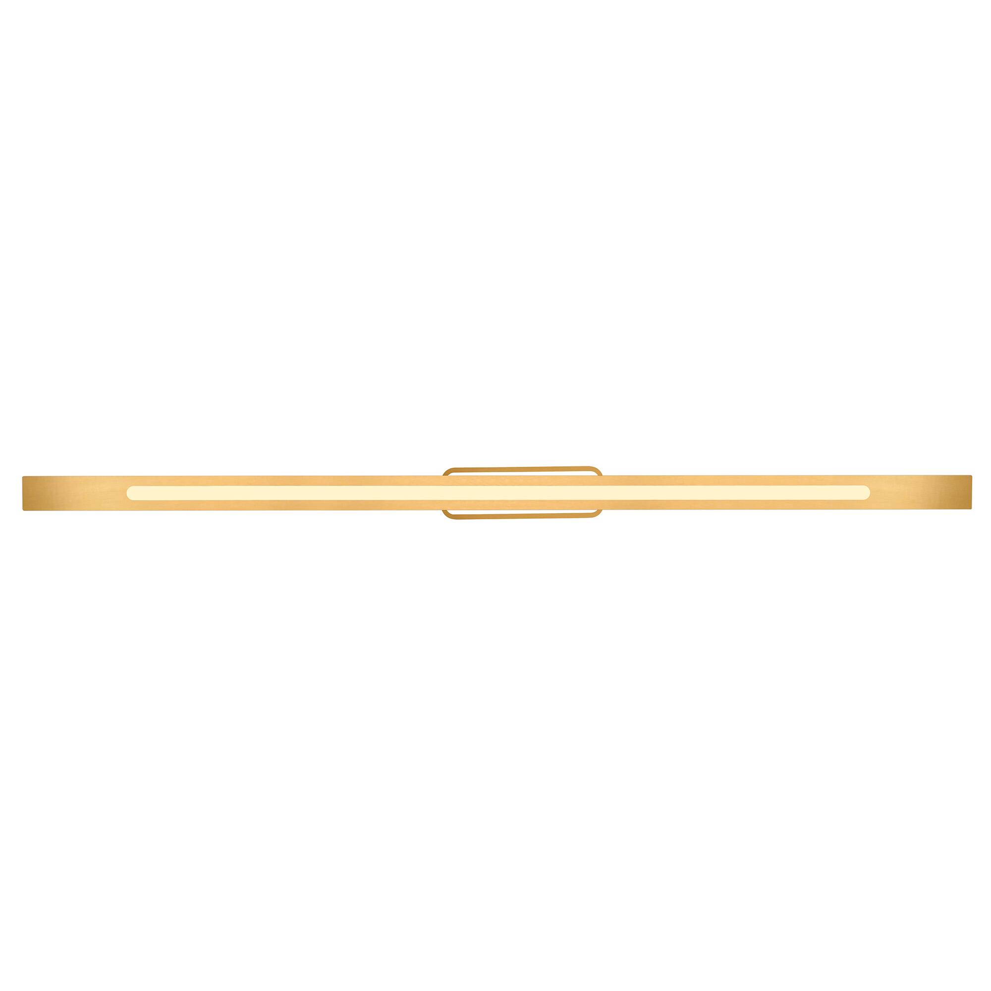 Alt View 1. CWI Lighting - Himalayas Integrated LED Brass Island/Pool Table Light - Brass.
