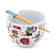 Alt View 1. Silver Buffalo - Disney Lilo & Stitch Costumes 20-Ounce Ceramic Ramen Bowl With Chopsticks - White.
