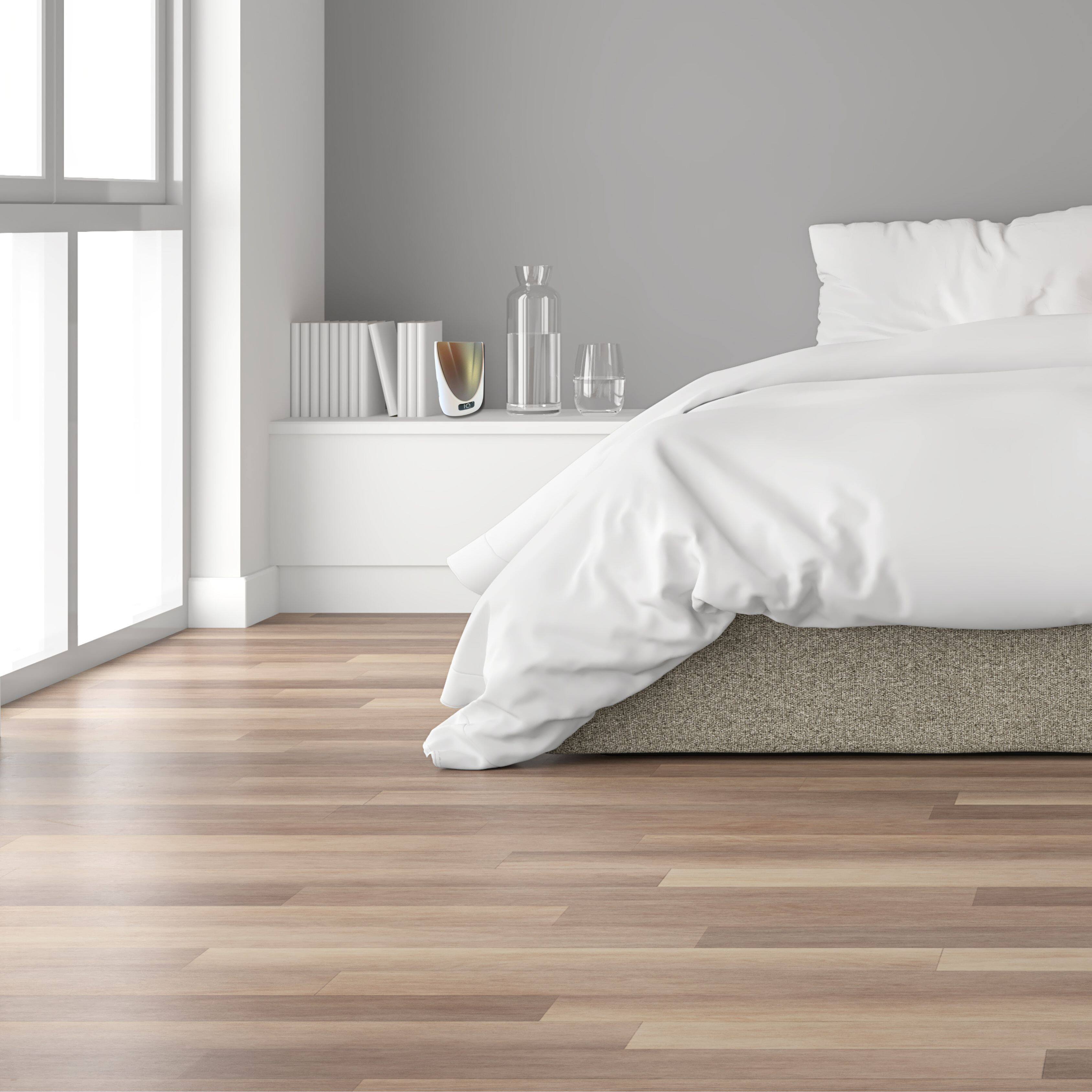 Alt View 4. IQ America - Battery Powered Wireless Portable Door Bell Chime Kit, 6 Chime Tones, 4 Volume Levels, 2 Buttons - White.