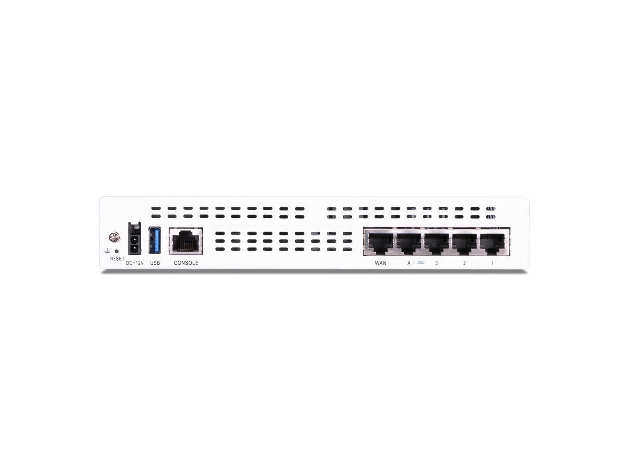 RESET DC-12V USB  
CONSOLE  
WAN  
A  
8  
3  
2  
1