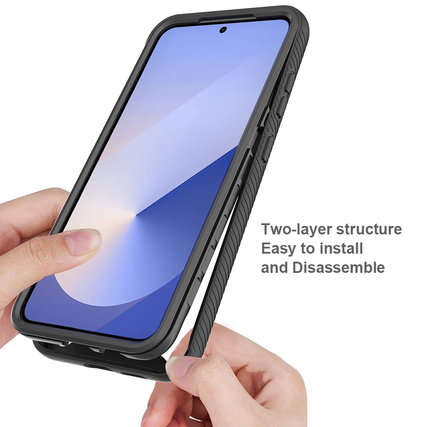 Two-layer structure  
Easy to install and Disassemble