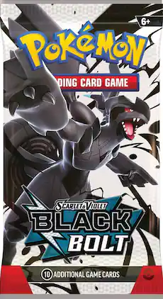 Pokémon - Pokemon Card Game Black Bolt Booster Pack - 10 Cards