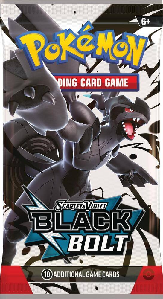 Pokémon - Pokemon Card Game Black Bolt Booster Pack - 10 Cards