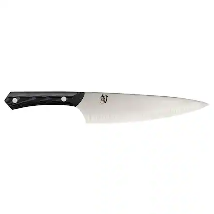 Front. Shun - Narukami 8 Inch Chef's Knife - Silver.