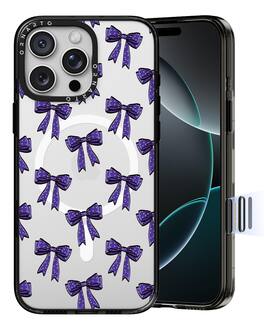 Ornarto - Vistique for iPhone 16 Pro Max Case 6.9",Compatible with MagSafe,Clear Glossy Pattern Phone Case - Vintage Dotty