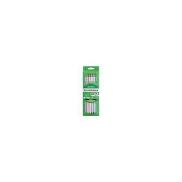 Ticonderoga - Pre-Sharpened Wooden Pastel Pencils, 2.2mm, #2 Soft Lead, 18/Pack (X13718)