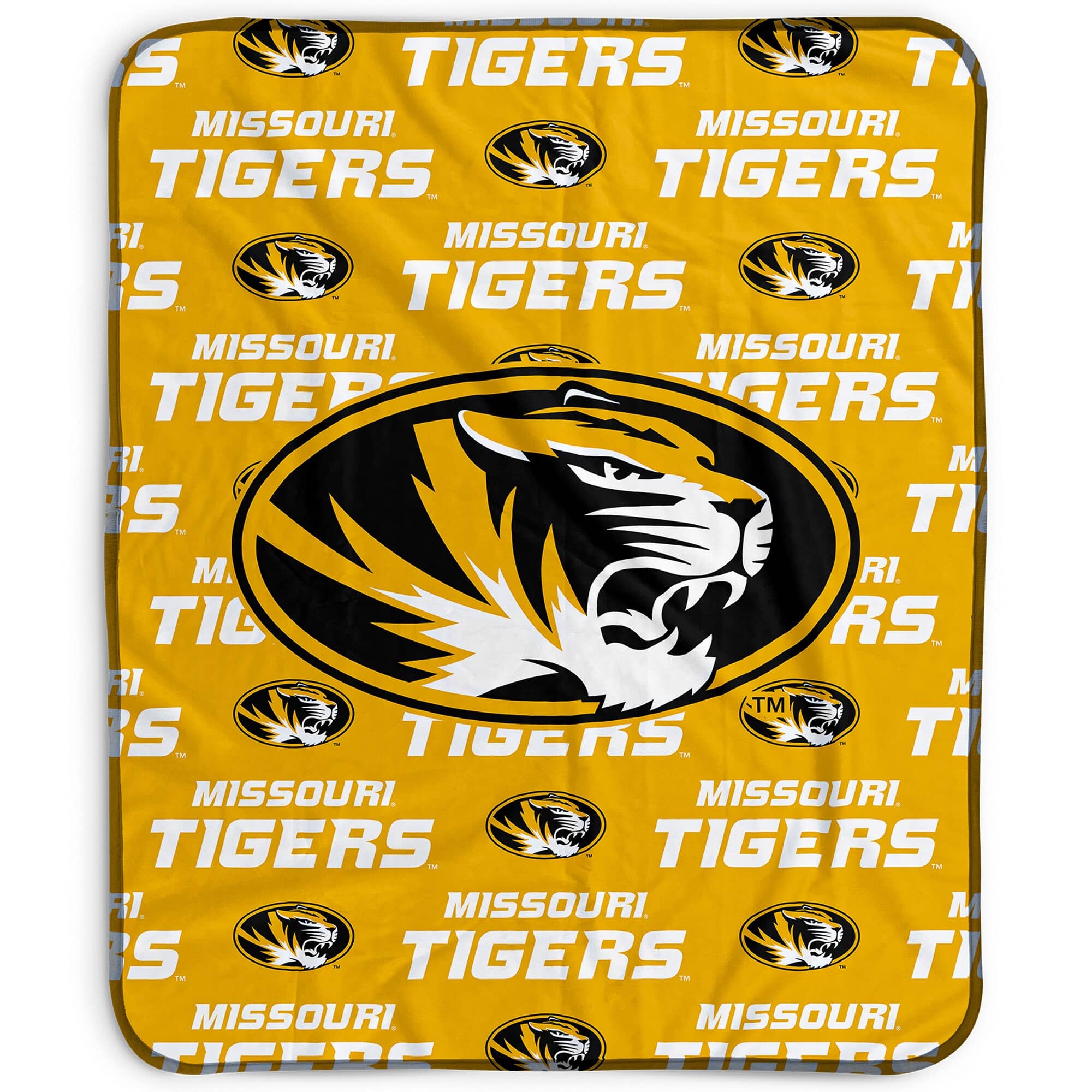 Pegasus - Missouri Tigers 50" x 60" Repeat Wordmark Fleece Blanket - Multicolor