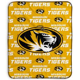Pegasus - Missouri Tigers 50" x 60" Repeat Wordmark Fleece Blanket - Multicolor