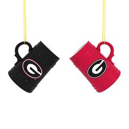 Evergreen Enterprises - Georgia Bulldogs Two-Pack 3" Mini Stein Ornament Set - Multicolor