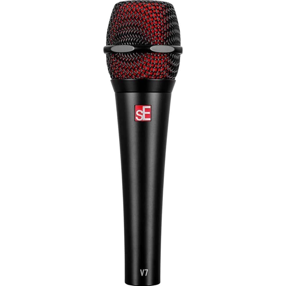 sE Electronics - V7 Dynamic Supercardioid Handheld Vocal Microphone V7-BLK-U
